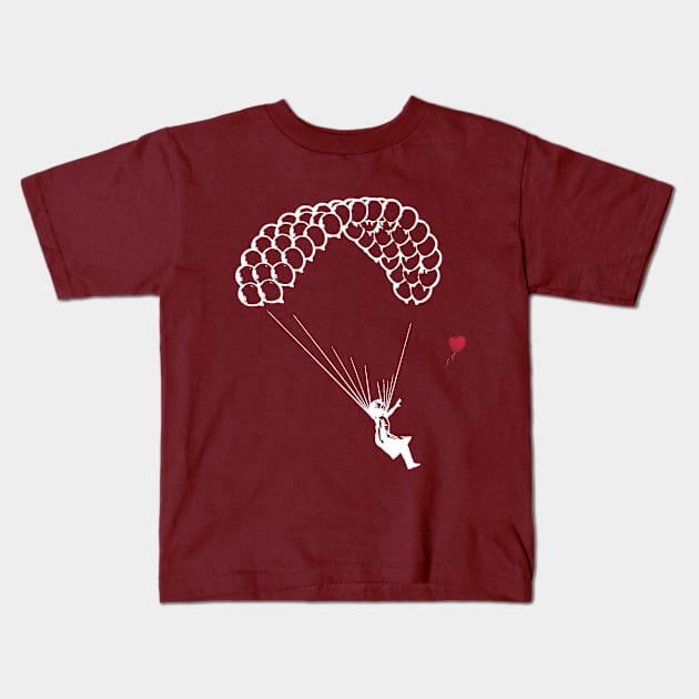 Paragliding baloons - light Kids T-Shirt by INCartDesign